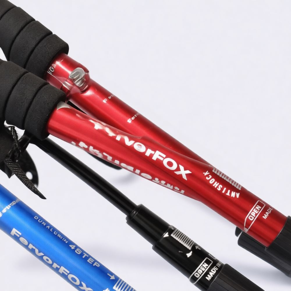 必須のアルミ製トレッキングポール。高さ調節可能で、滑り止め加 - Outdoor Sport Climbing Gear のレビューと価格